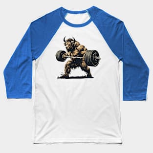 minotaur lifting Baseball T-Shirt